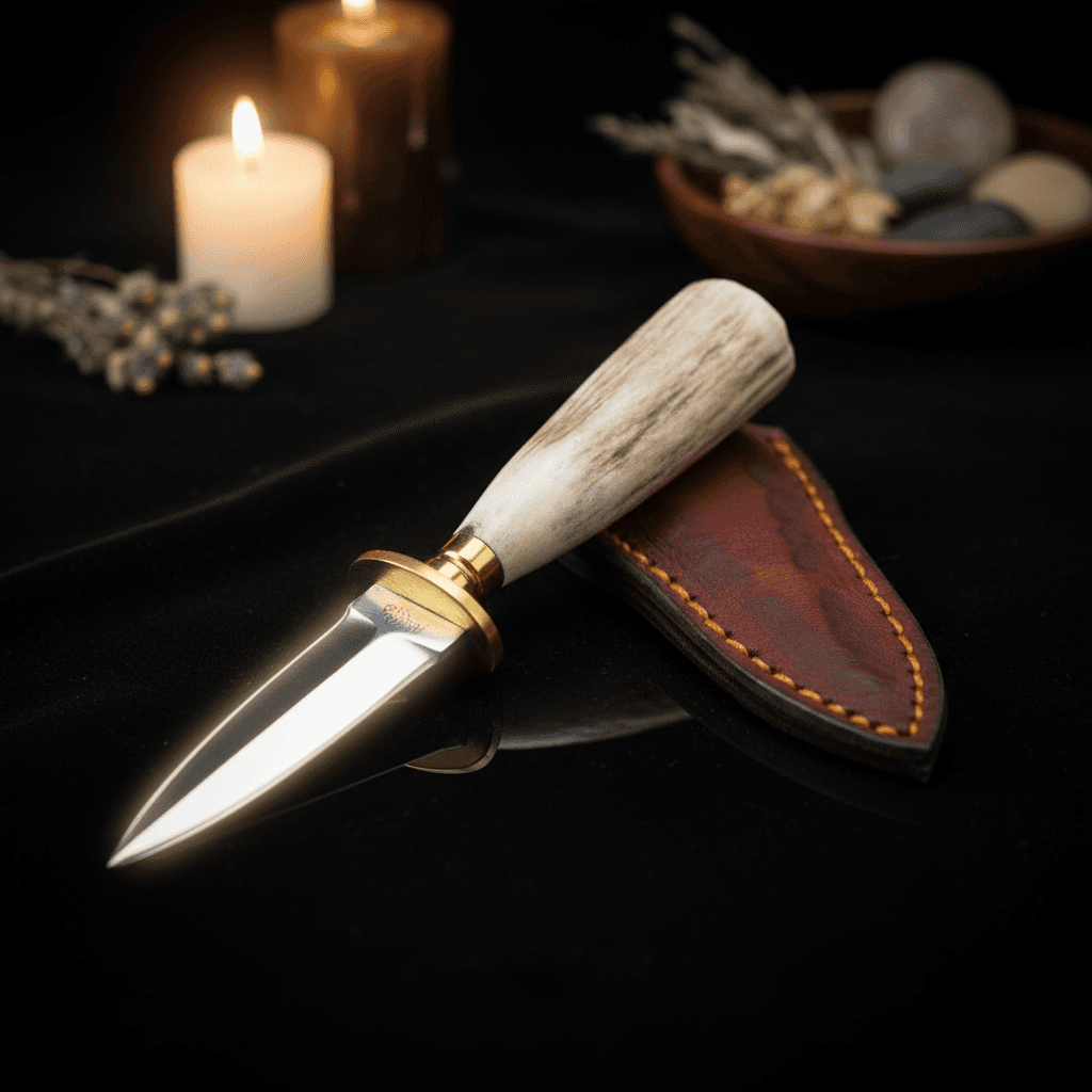 Stag Athame, 5 1/4 Inches, alternate view