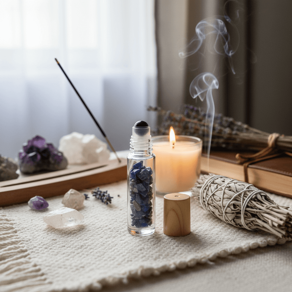 Lapis in roller bottle 10ml, detail view