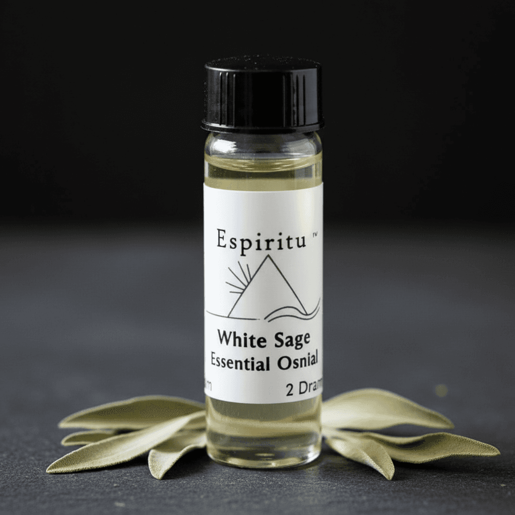 White Sage Oil by Espiritu, 2 Dram, alternate view