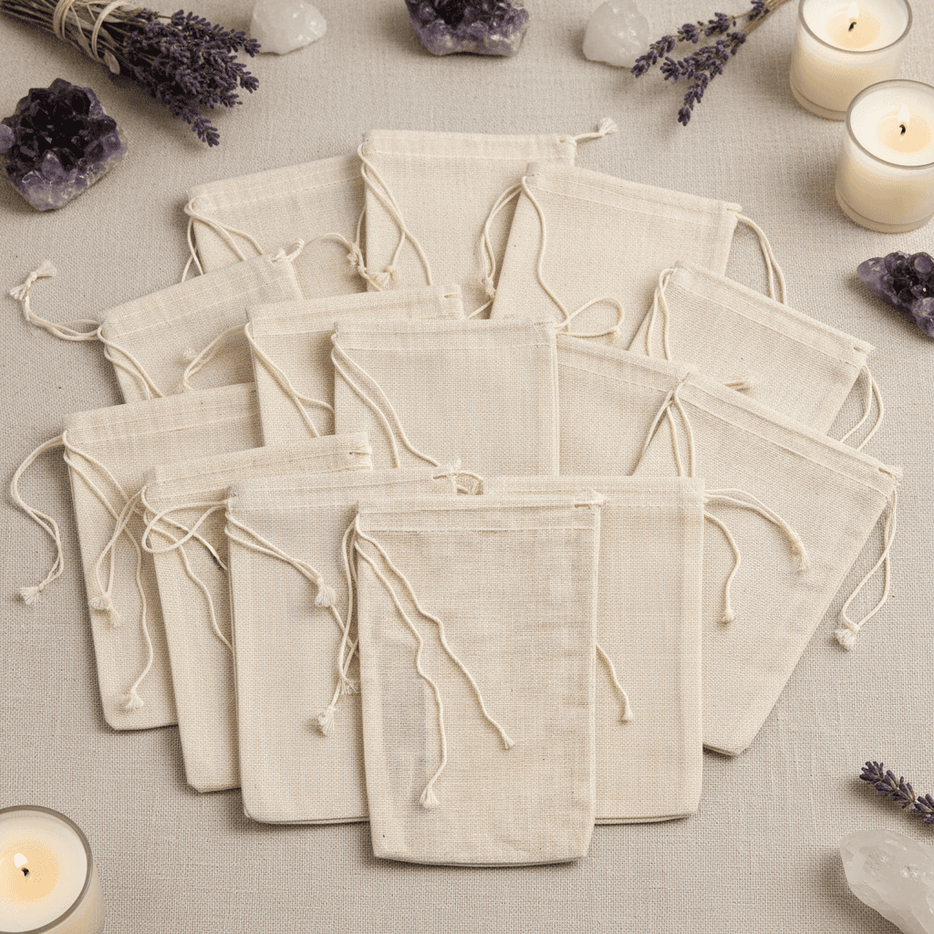 Cotton Tea Bags, Set of 500, 3" x 5", alternate view