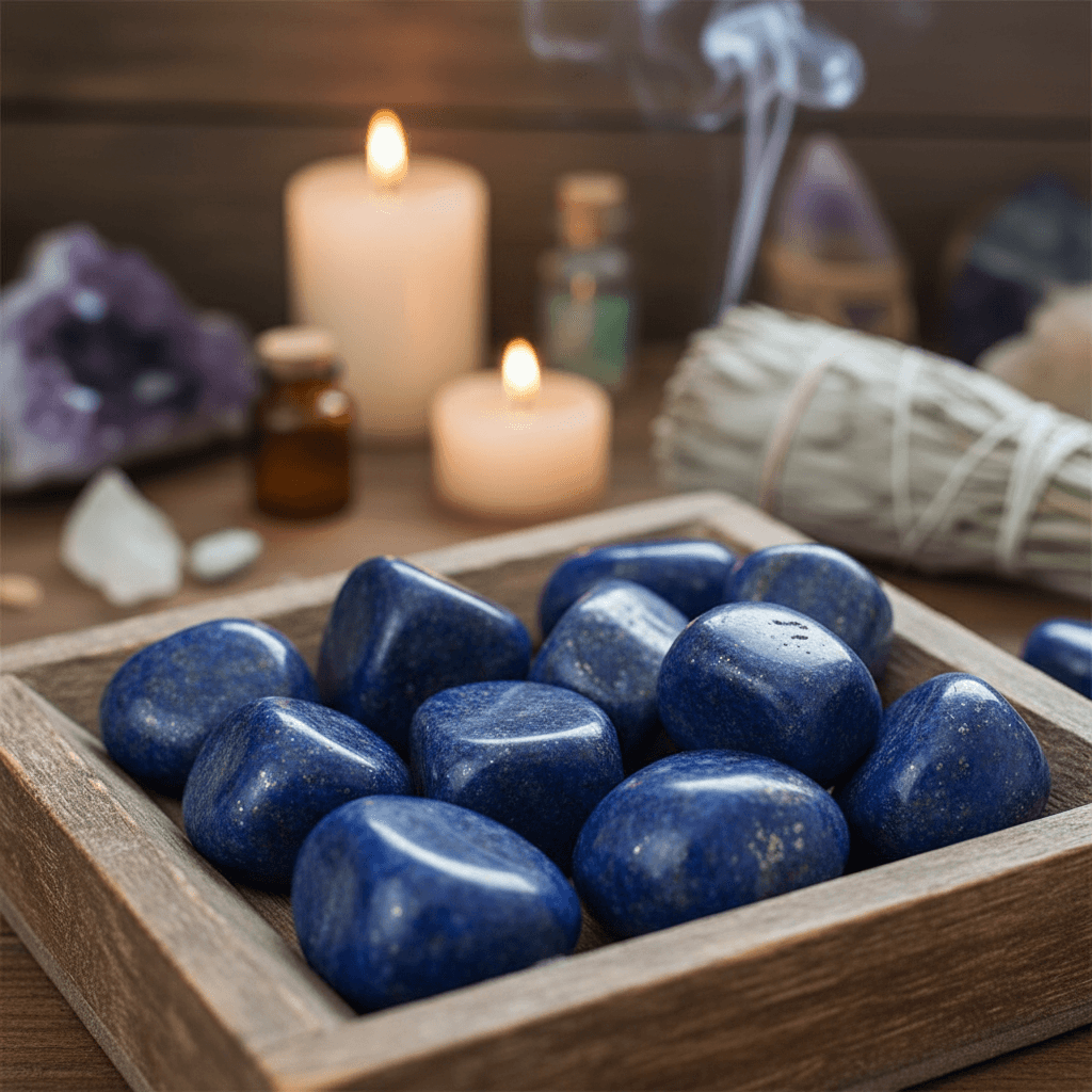 Lapis Lazuli Free Shape, ~1 kg (6 to 11 Pieces), detail view