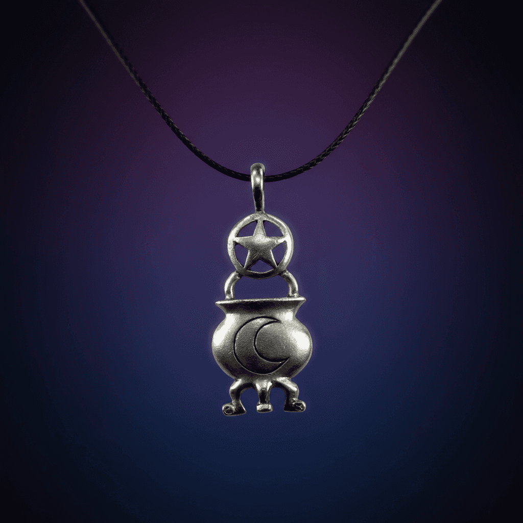 Wicca Spiritual Rebirth Amulet, 1.75", alternate view