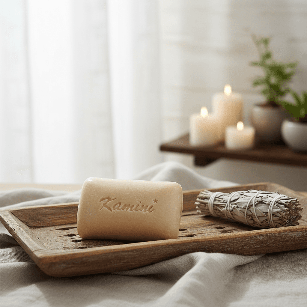 White Sage Soap Bar, 100g, alternate view