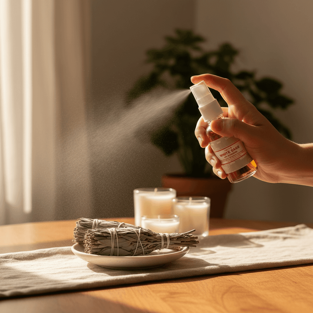 White Sage Air Freshener Spray, 30ml, detail view