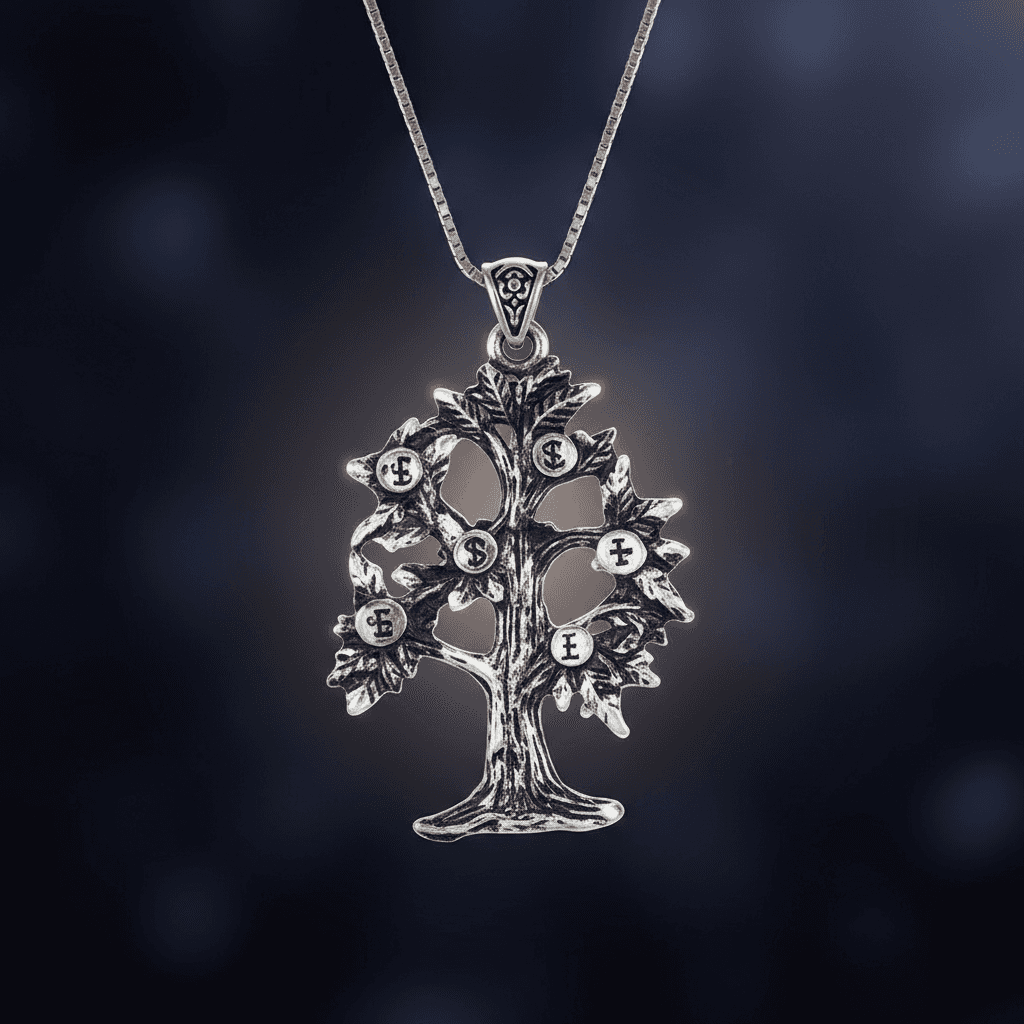 Money Tree Talisman, 1.5", alternate view
