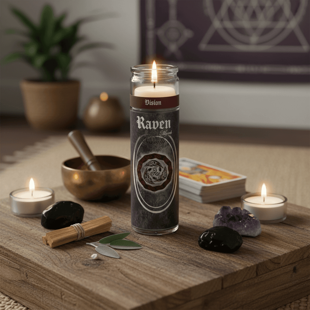 Raven (Myrrh) Jar Candle, 90 hr, alternate view