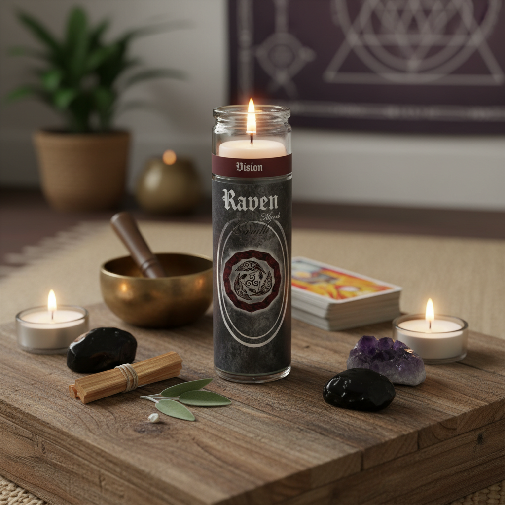 Raven (Myrrh) Jar Candle, 90 hr