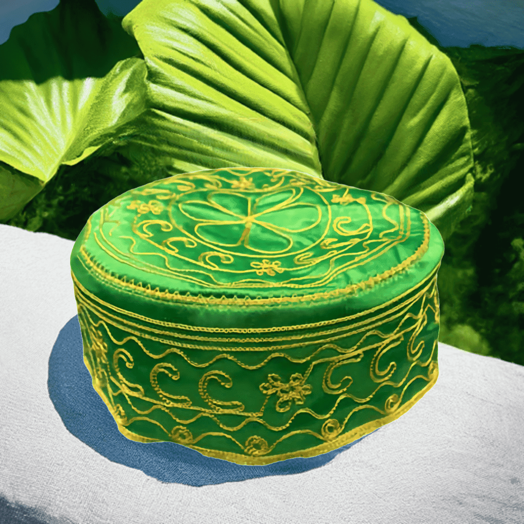 Orula santeria hat, alternate view