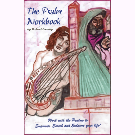 The Psalm Workbook by Robert Laremy cover art featuring an illustrated religious scene.
