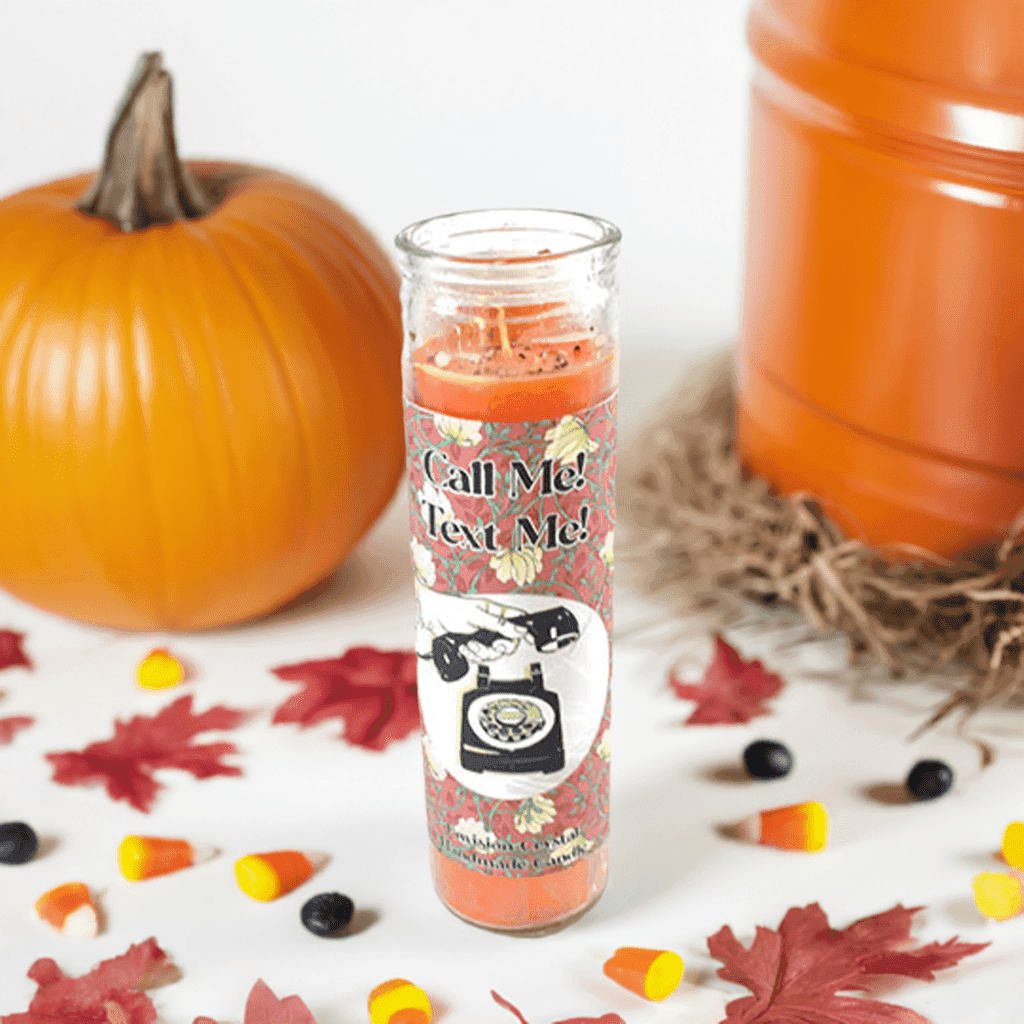 Call Me! Text Me! aromatic jar candle, alternate view