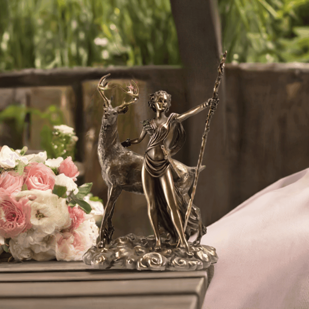 Moon Diana Statue, 10.25 Inches