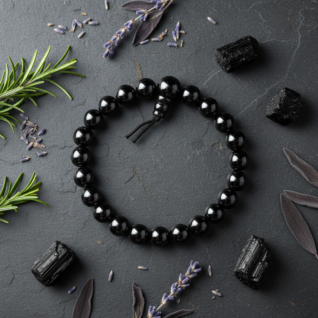 Hematite (man-made) Power Bracelet, alternate view