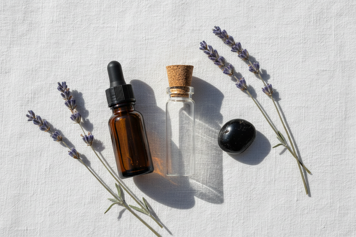 Glass Vial with Cork, 4 Dram
