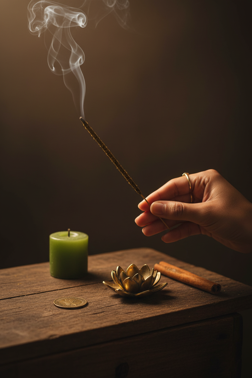 Cinnamon Incense Sticks by Sonavi, 25 Grams, detail view
