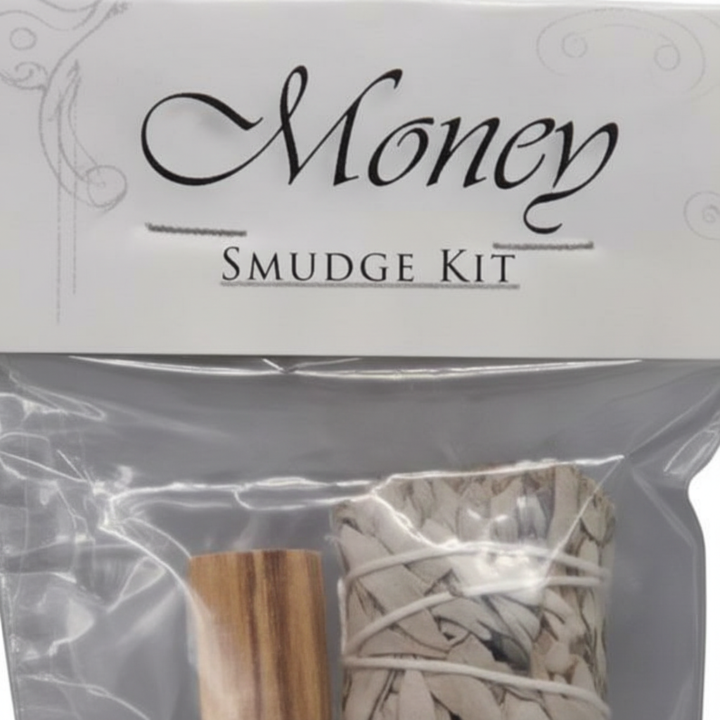 Money Manifest Smudge Kit, detail view