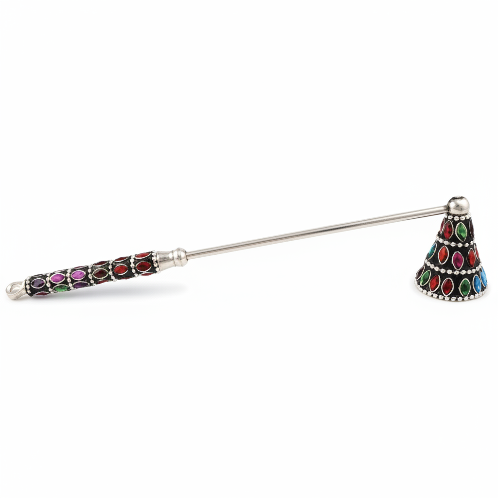Multi-Color Jeweled Candle Snuffer