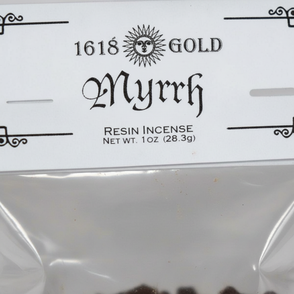 Myrrh Resin Incense, 1 oz, detail view