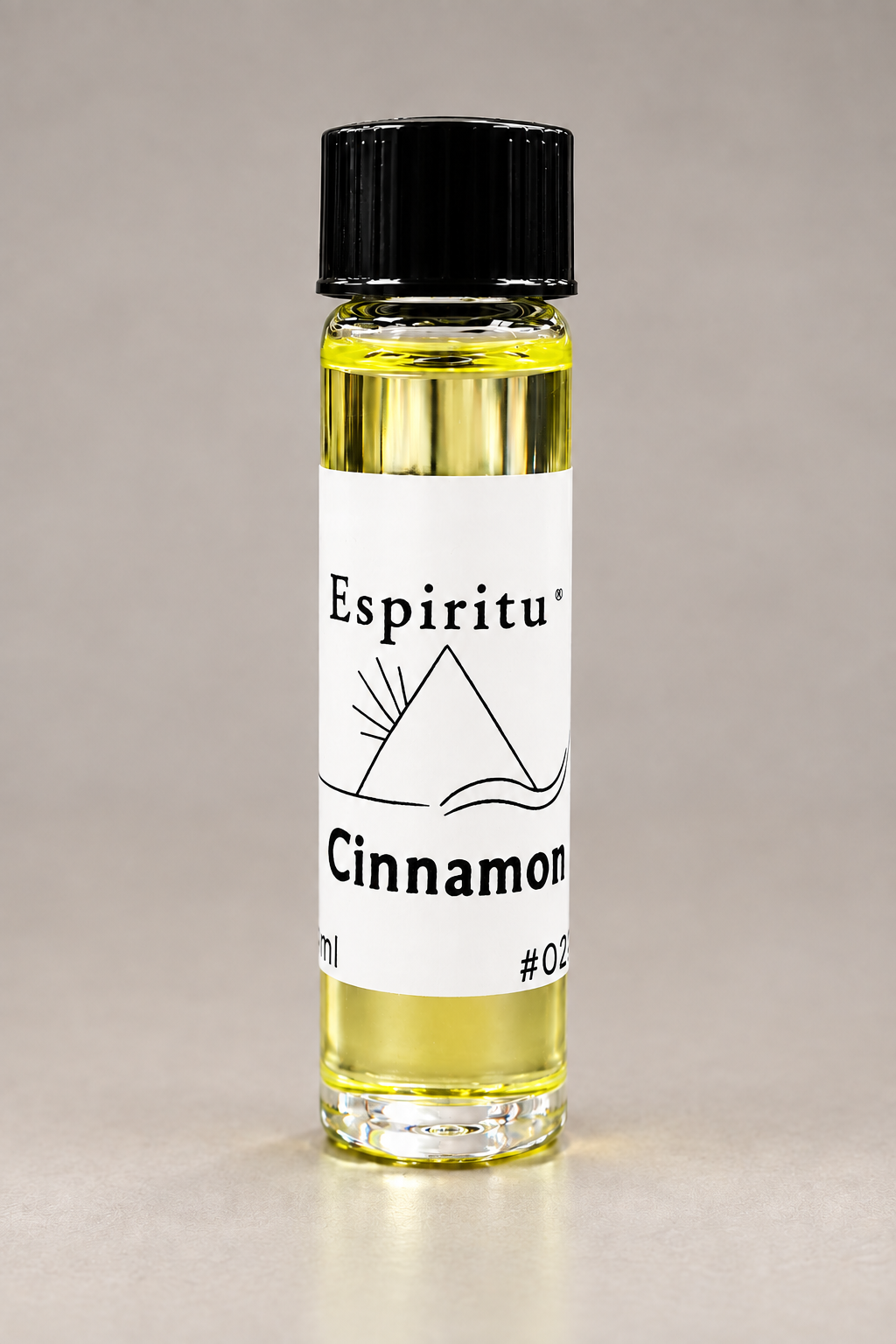 White-label Cinnamon oil close-up