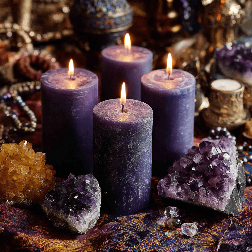 Purple Candles