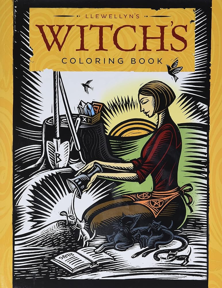 Llewellyn's Witch's Coloring Book cover image