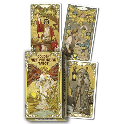 Golden Art Nouveau Tarot cover image