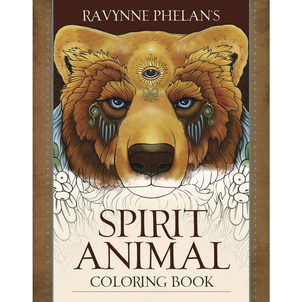 Spirit Animal Coloring Book cover image