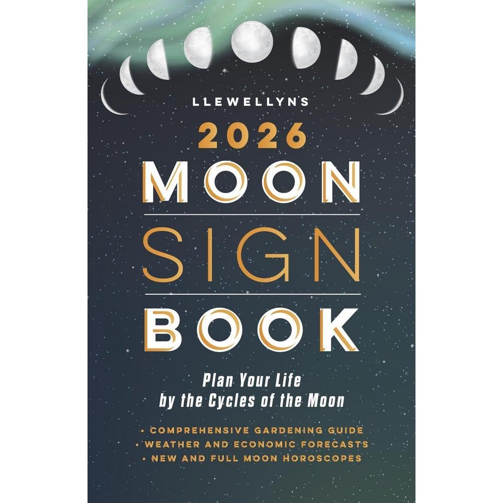 Llewellyn's 2026 Moon Sign Book: Plan Your Life by the Cycles of the Moon (Llewellyn's 2026 Calendars, Almanacs & Datebooks, 9) cover image
