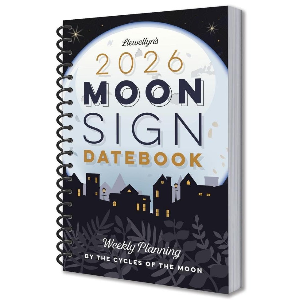 Llewellyn's 2026 Moon Sign Datebook: Weekly Planning by the Cycles of the Moon (Llewellyn's 2026 Calendars, Almanacs & Datebooks, 10) cover image