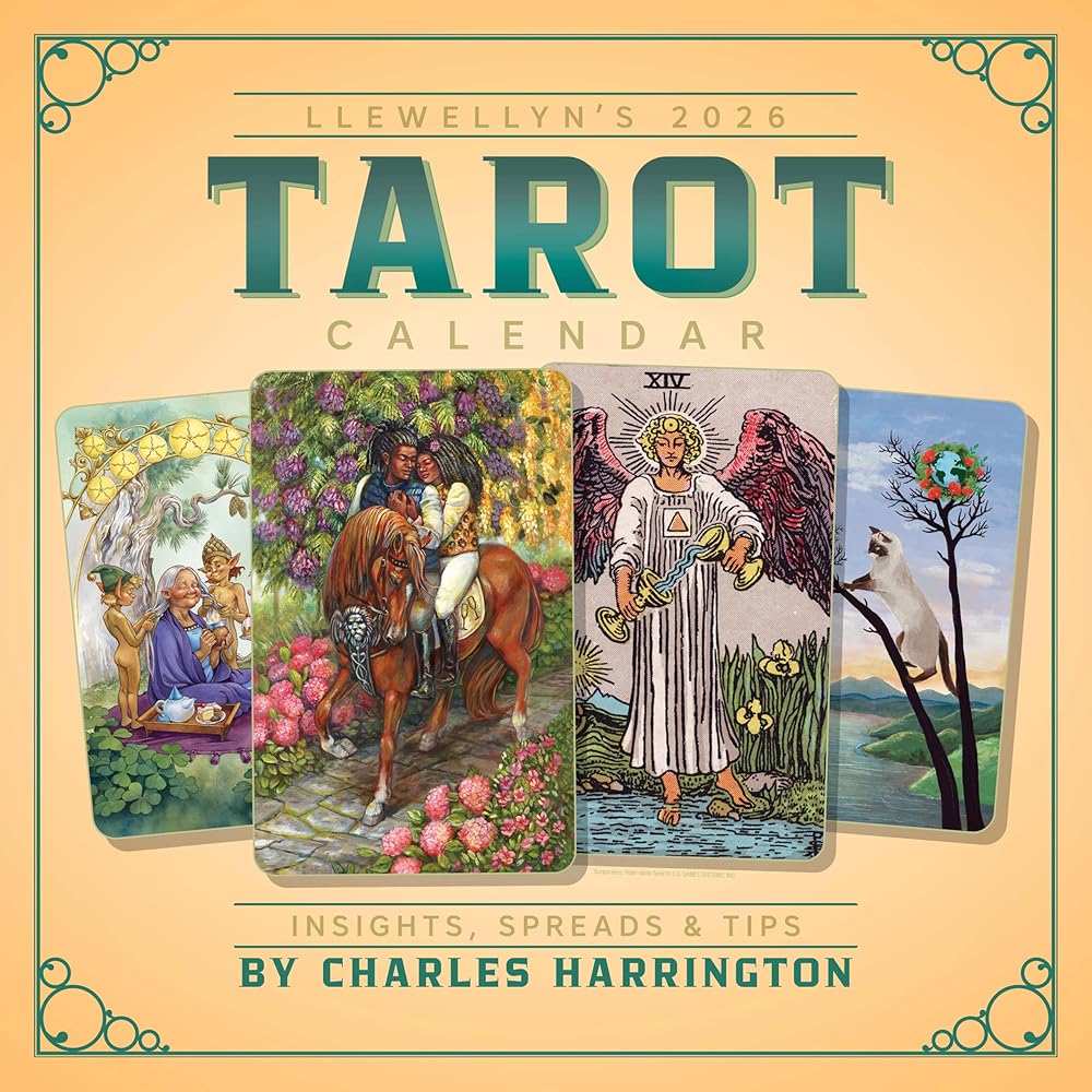 2026 Llewellyn's Tarot Calendar: Insights, Spreads, and Tips cover image