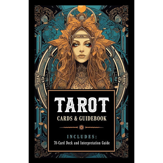 Tarot Kit: Cards and Guidebook - Includes: 78-Card Deck and Interpretation Guide cover image