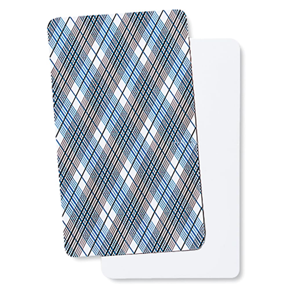 Blank Tarot Cards: 80 DIY Customizable Cards for Creating Your Own Tarot, Oracle, Flash Cards, or Game Deck – Durable Card Stock with Classic Plaid Backs for Artists, Educators, and Creators cover image
