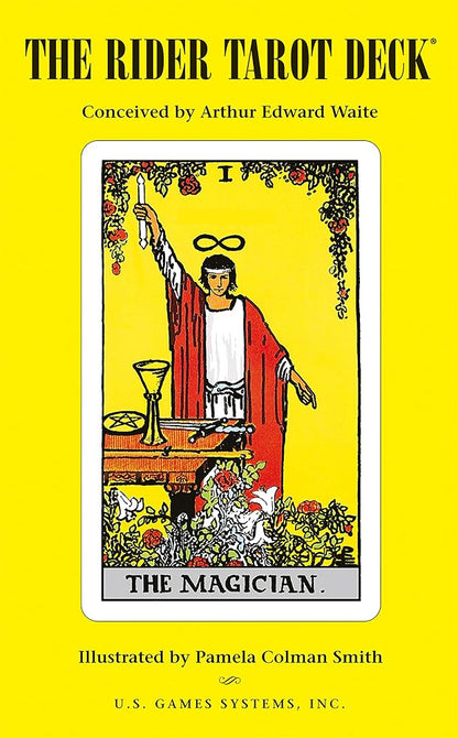Rider-Waite® Tarot Premier Edition: 78 Cards and Instruction Booklet of Tarot Meanings and Esoteric Symbolism, Essential for Tarot Beginners & Expert ... Bonus Fold-Out Custom Celtic Cross Spread cover image
