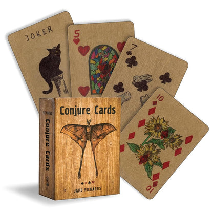 Conjure Cards: Fortune-Telling Card Deck and Guidebook (The Backwoods Library) cover image