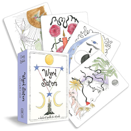 Wyrd Sisters: A Deck of Spells and Rituals (60 Cards and 80-Page Guidebook) cover image