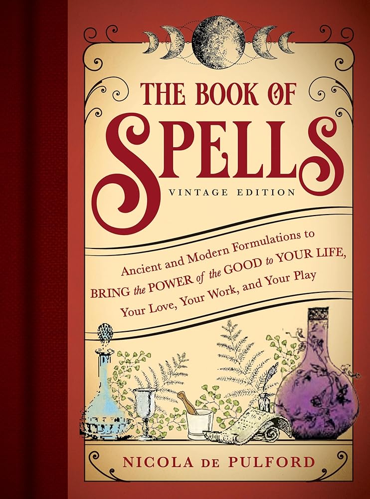 The Book of Spells: Vintage Edition: The Simple Guide for the Beginner Witch (Witchy Gifts) cover image