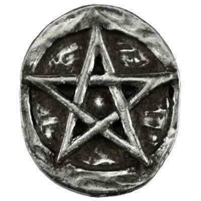 Pentagram pocket stone