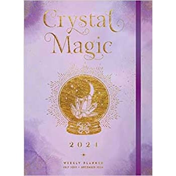 July 2023- Dec 2024 Crystal Magic weekly planner (hc)