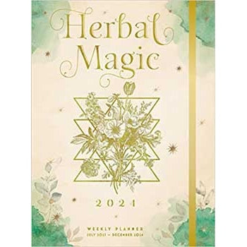 July 2023- Dec 2024 Herbal Magic weekly planner (hc)