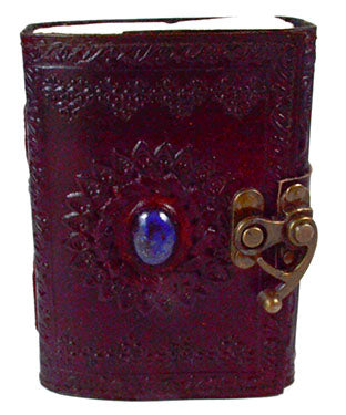 Lapis Sun leather blank journal w/ latch