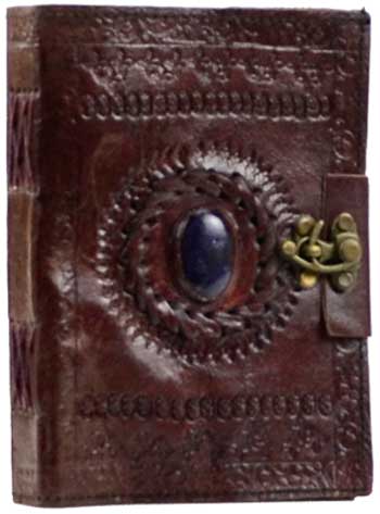 Stone Eye leather blank book w/ latch