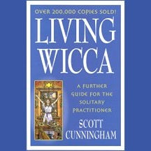 Living Wicca book cover by Scott Cunningham.