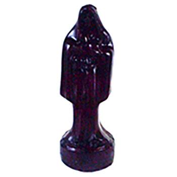 10-inch Black Holy Death Candle for spiritual protection and empath rituals