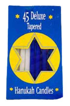 Assorted Hanukah candle 45pk