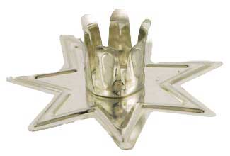 Silver Fairy Star Chime candle holder