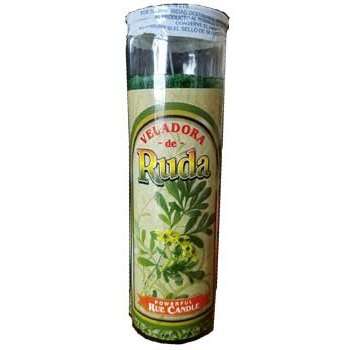 Rue Green Aromatic Jar Candle, 8.25" x 2.5"
