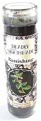 Deadly Nightshade aromatic jar candle