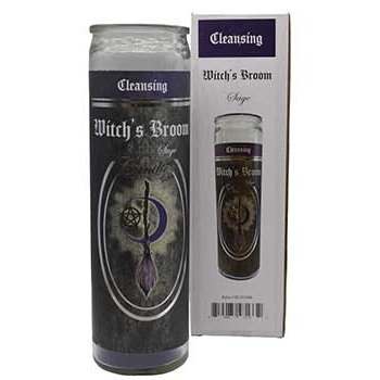 Witch's Broom (Sage) Jar Candle, 90 hr