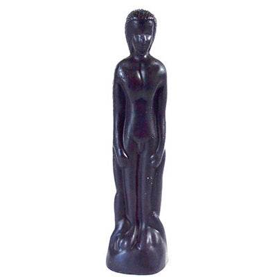 Black Male Figure Candle, 8"