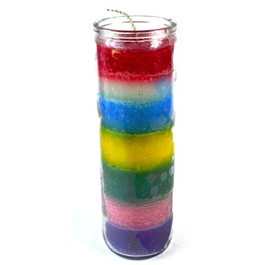 7 Color 7-Day Jar Candle, 2.25" x 7.5"