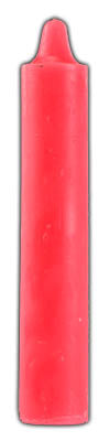 9" Pink pillar candle